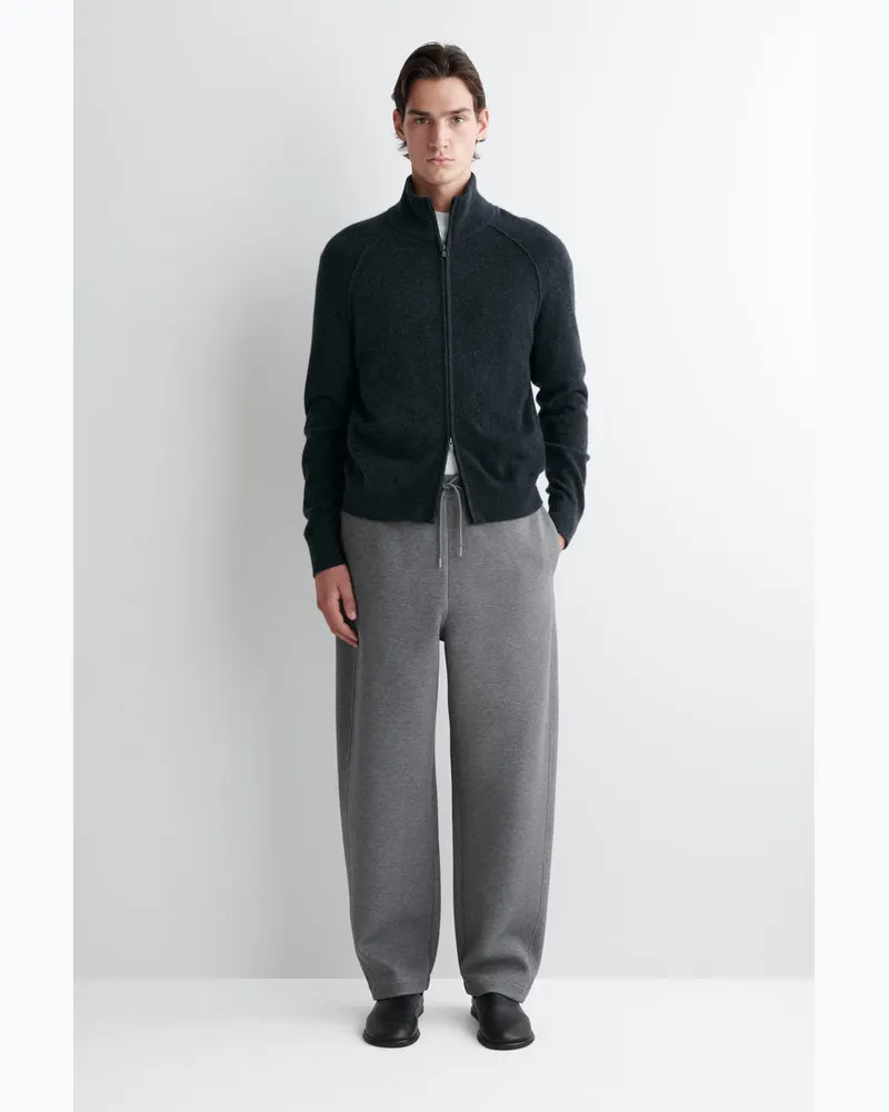 COS Jogginghose Aus Scuba Mit Barrel-Bein Grau