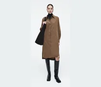 Hemdkleid Aus Cord In Midilänge