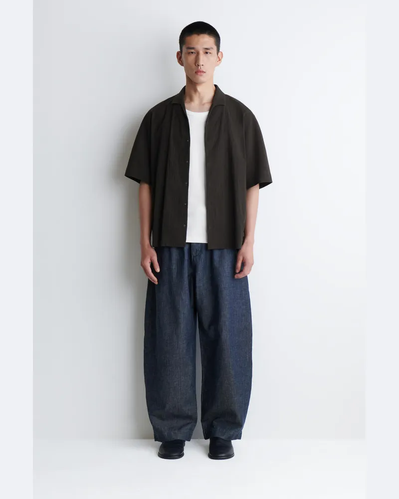 COS Hose Aus Denim Mit Barrel-Bein Blau