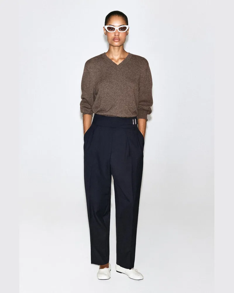 COS Hose Mit Kummerbund Und Barrel-Bein Blau
