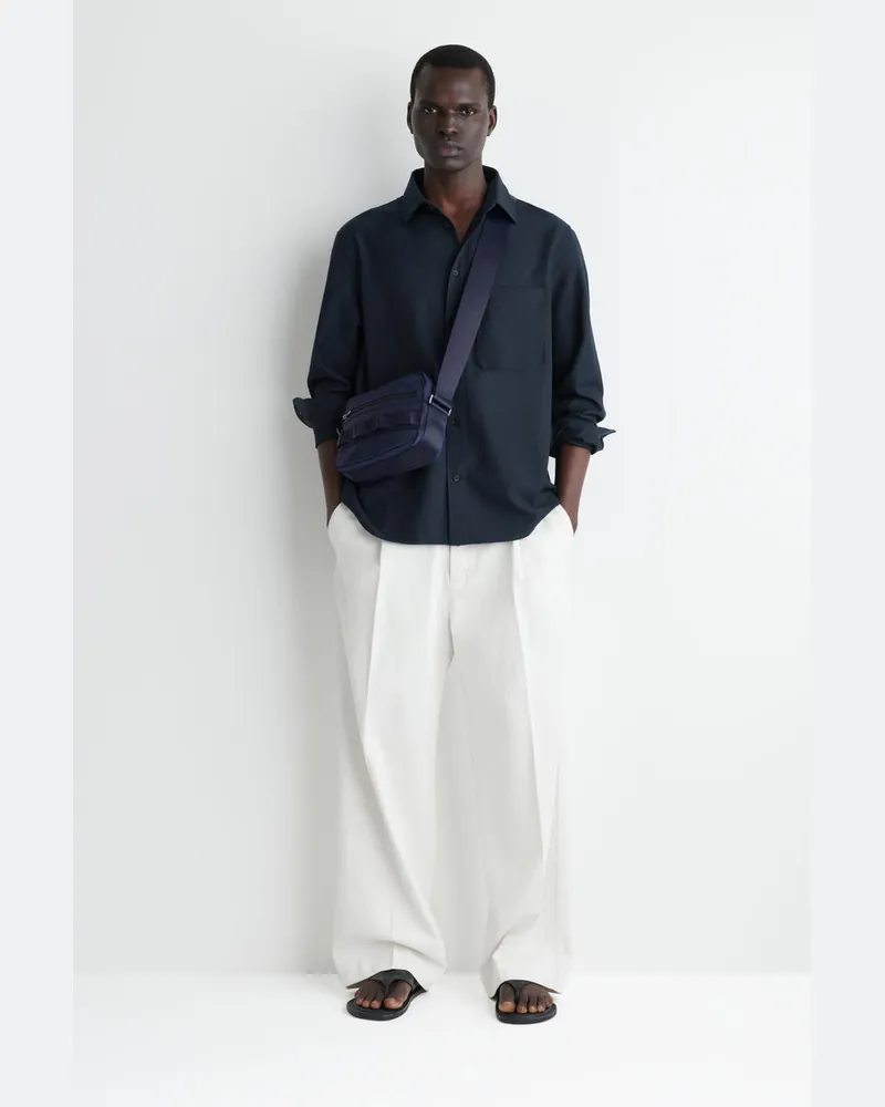 COS Transit Umhängetasche - Nylon Blau