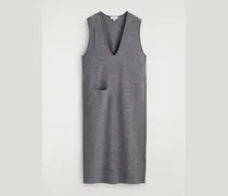 Midikleid Aus Gekochter Wolle