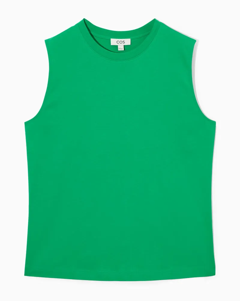 COS Tanktop Mit Oversized-Passform Grün