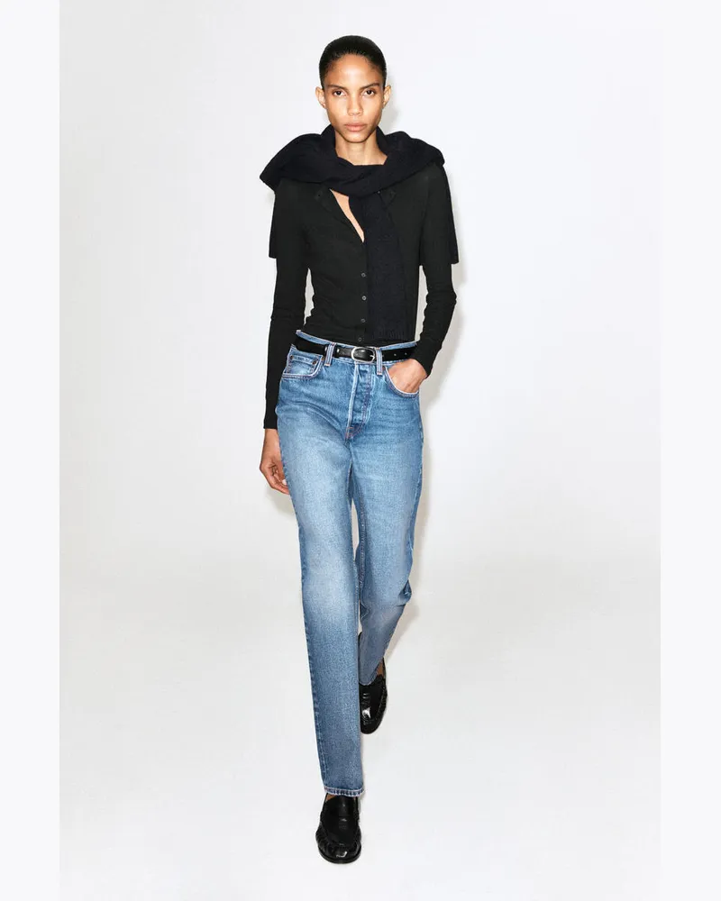 COS Pipeline Jeans Mit Schmalem Bein Blau