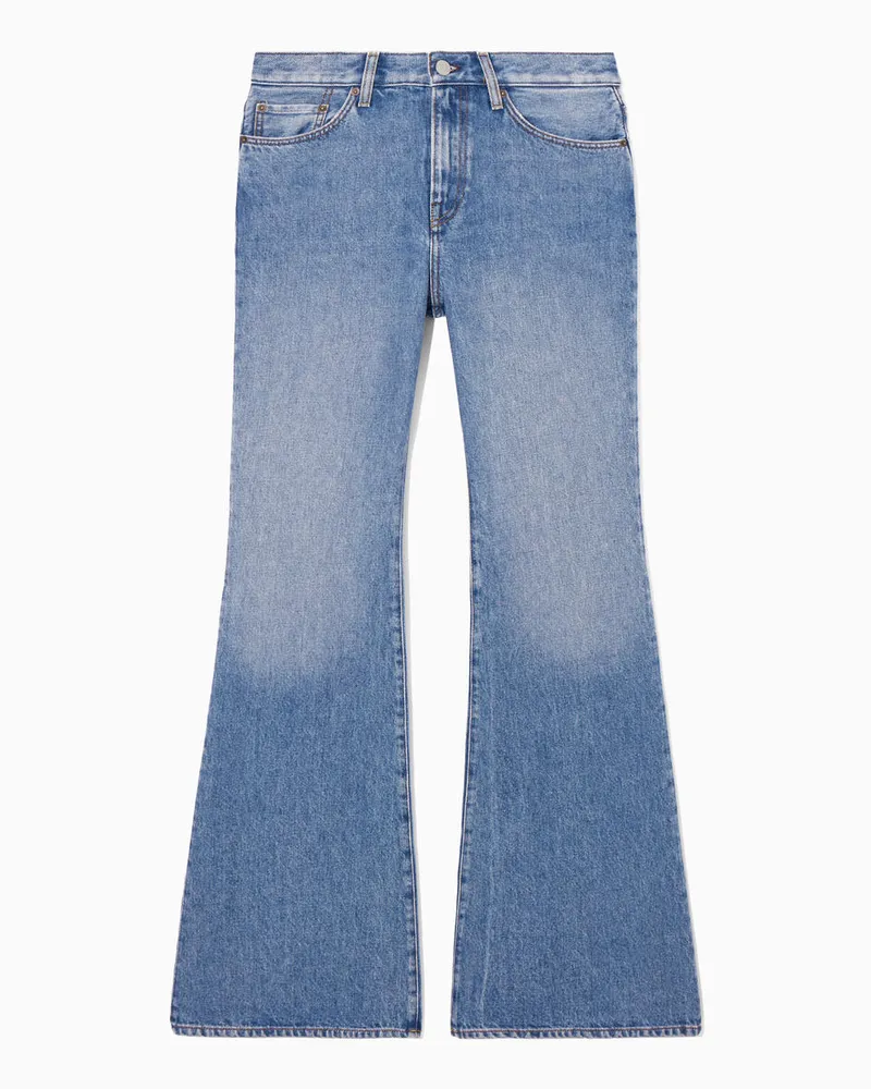 COS Spire Bootcut-Jeans Blau