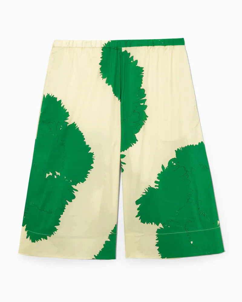 COS Bedruckte Bermudashorts Beige