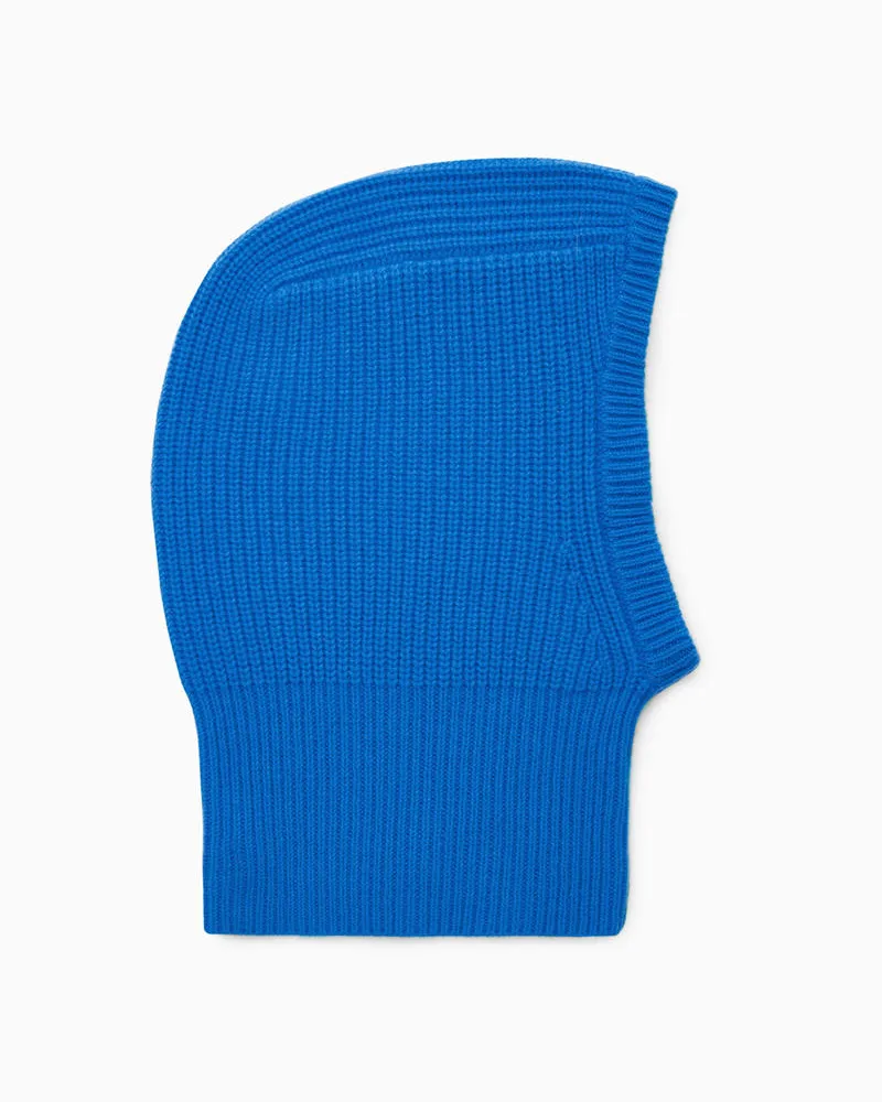 COS Balaclava Aus Kaschmir Blau