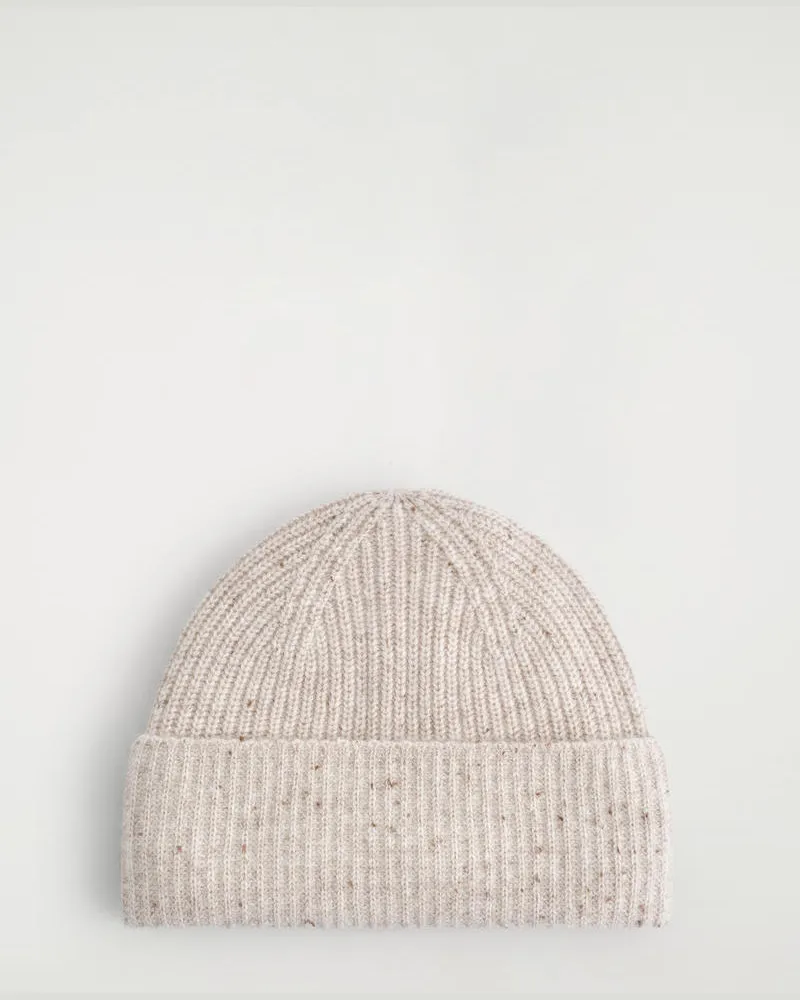 COS Beanie Aus Woll-Kaschmir-Mix Beige