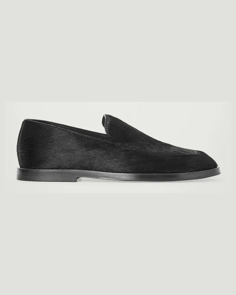 COS Die Loafers Aus Ponyhaar Schwarz