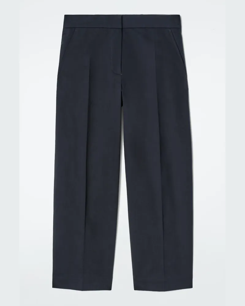 COS Chinohose Aus Baumwoll-Twill Blau