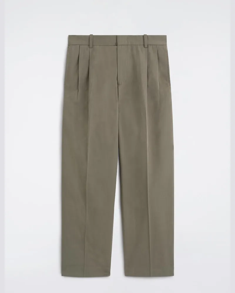 COS Lockere, Schmal Zulaufende Hose Mit Falten Grün