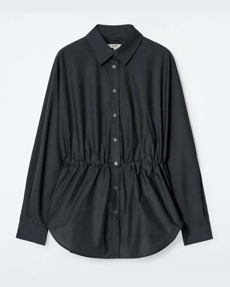COS Hemd Mit Kordelzug An Der Taille Blau
