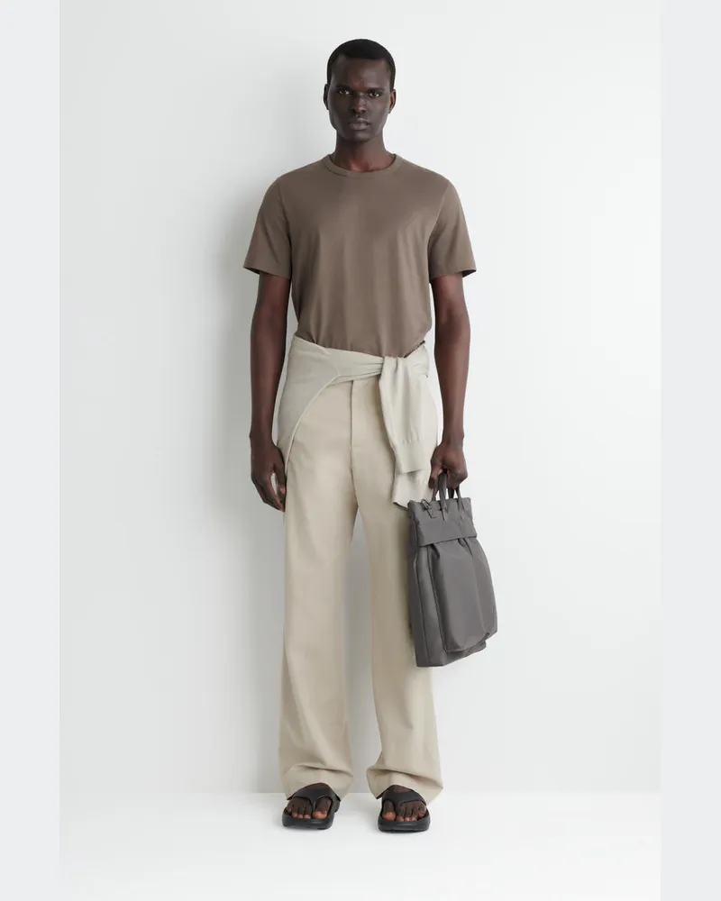 COS Transit Messenger Bag - Nylon Grau