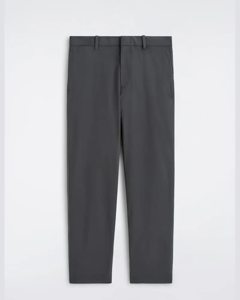 COS Chinohose Aus Baumwolle Mit Normaler Passform Grau