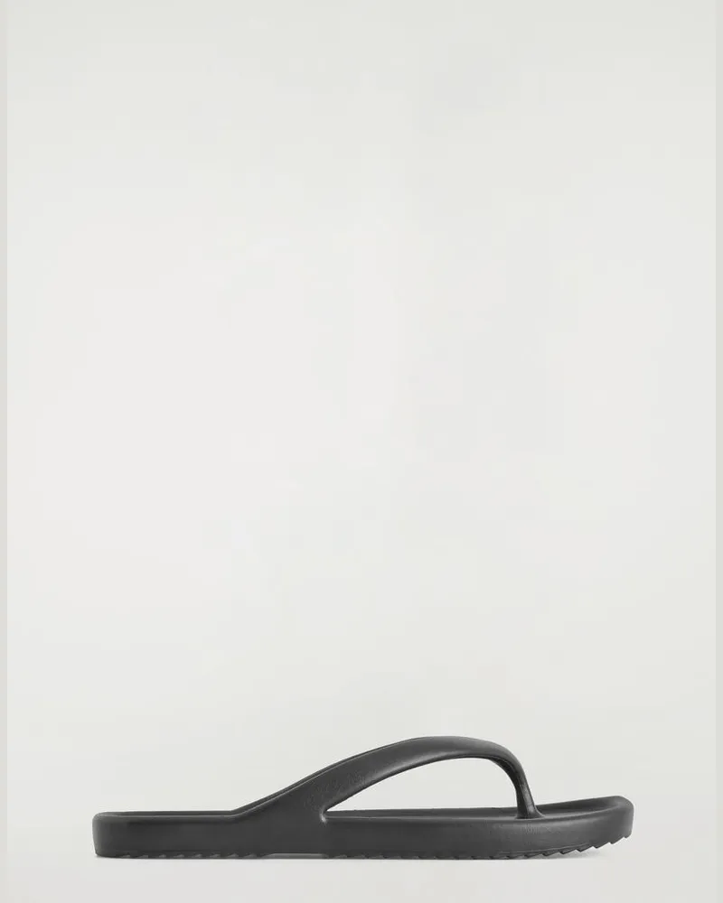 COS Flip Flops Aus Eva Schwarz