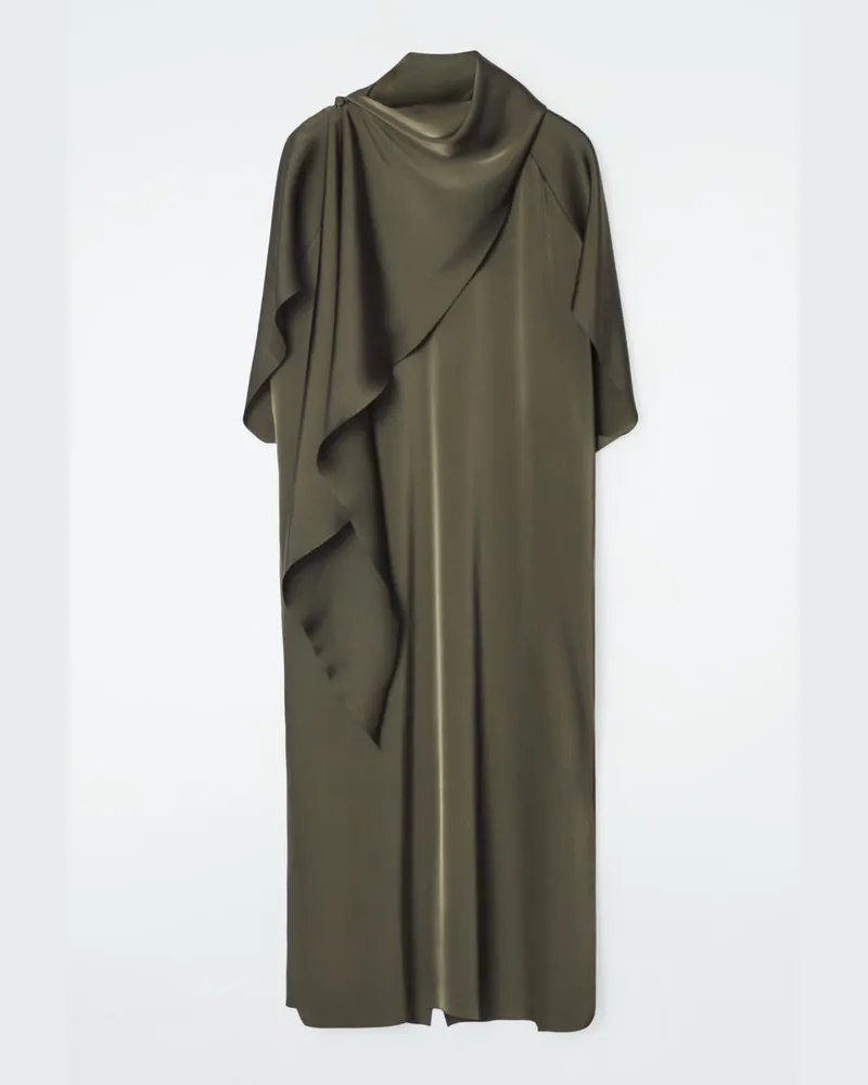 COS Das Etuikleid Mit Schaldetail Grün