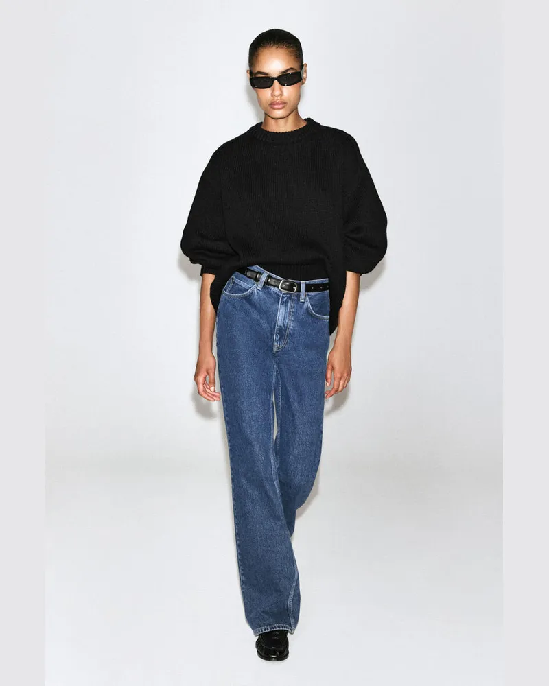 COS Valley Bootcut-Jeans Blau