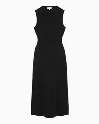 COS Ärmelloses Maxikleid Mit Cut-Out Schwarz