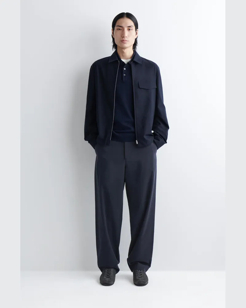 COS Chinohose Aus Baumwolle Mit Geradem Bein Blau