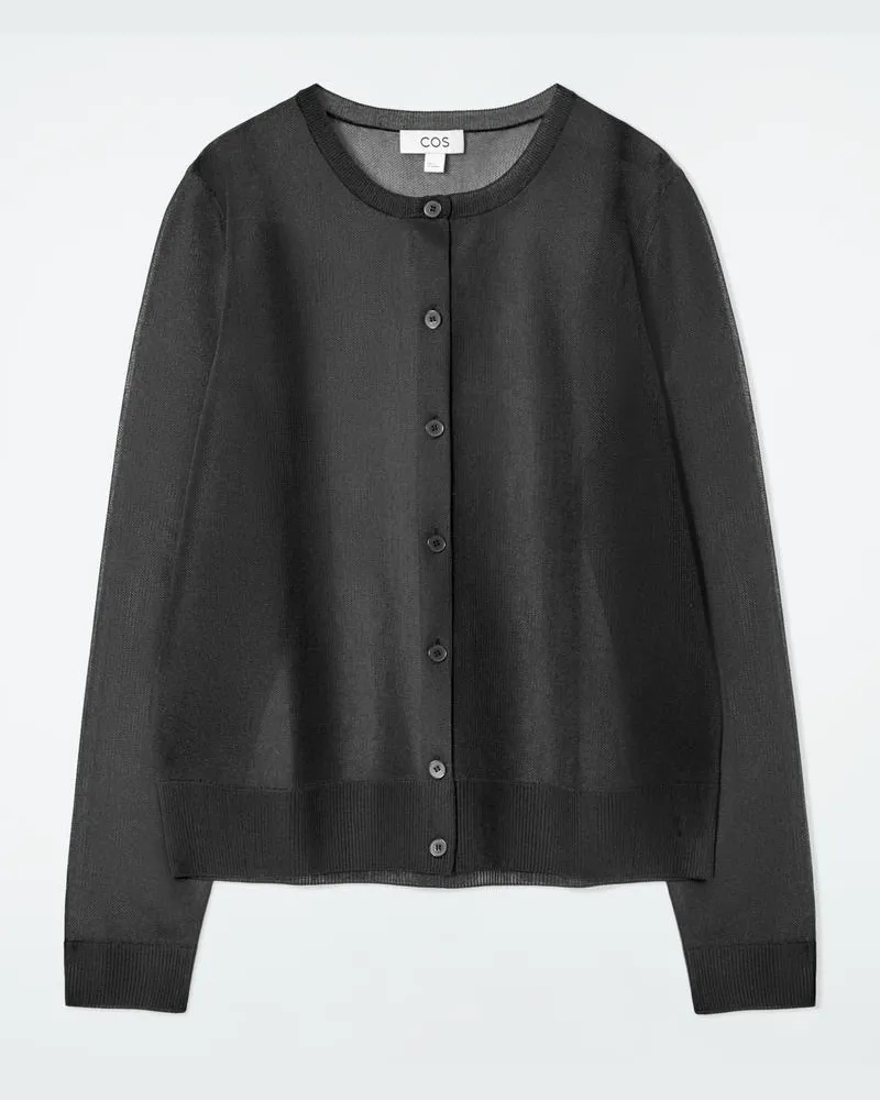 COS Feinstrickjacke Mit Farbverlauf Schwarz