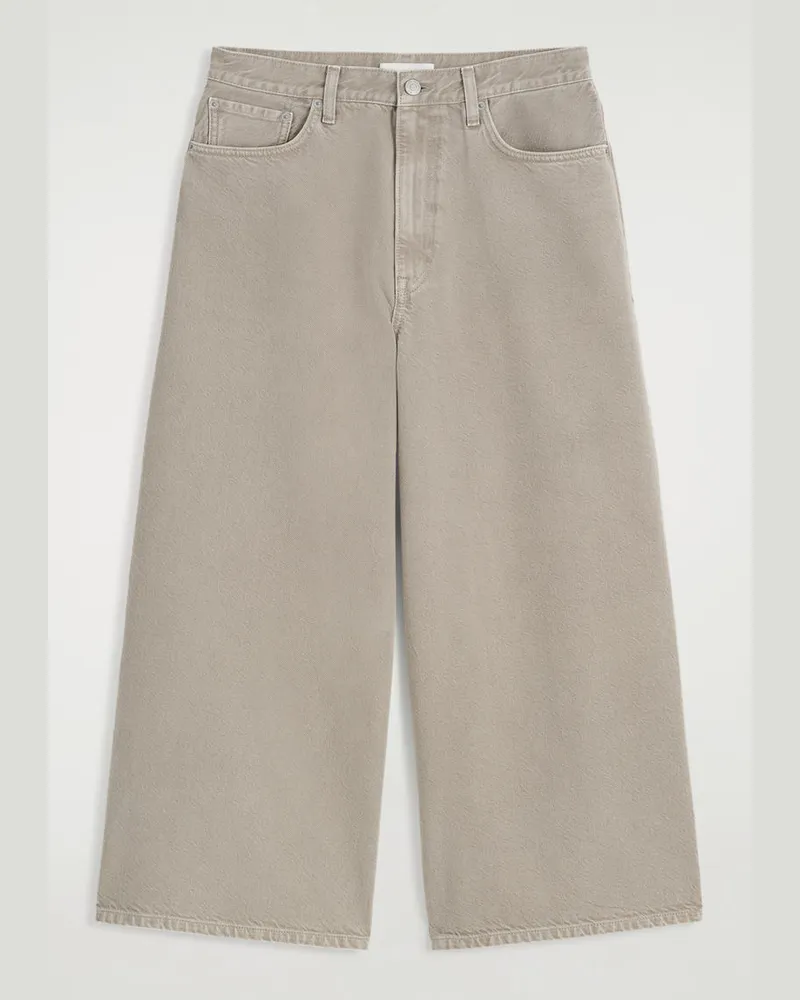 COS Culottes Aus Denim Grau