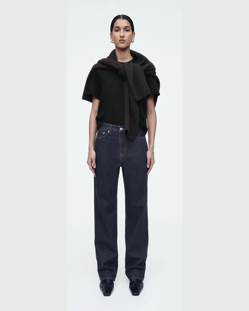 COS Column Jeans Mit Geradem Bein Blau