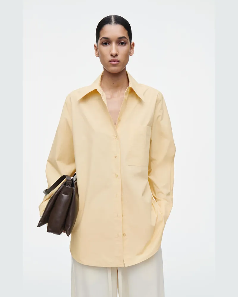 COS Elegantes Oversized-Hemd Gelb
