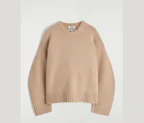 Grobstrickpullover Aus Kaschmir