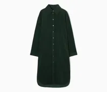 Hemdkleid Aus Cord In Midilänge
