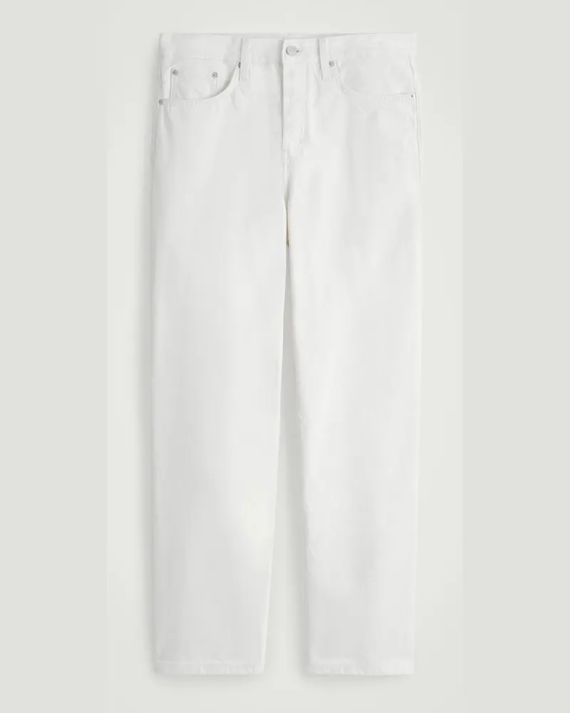 COS Rider Jeans Mit Geradem Bein Weiß