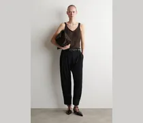 Oversized-Clutch Mit Umschlag - Stroh