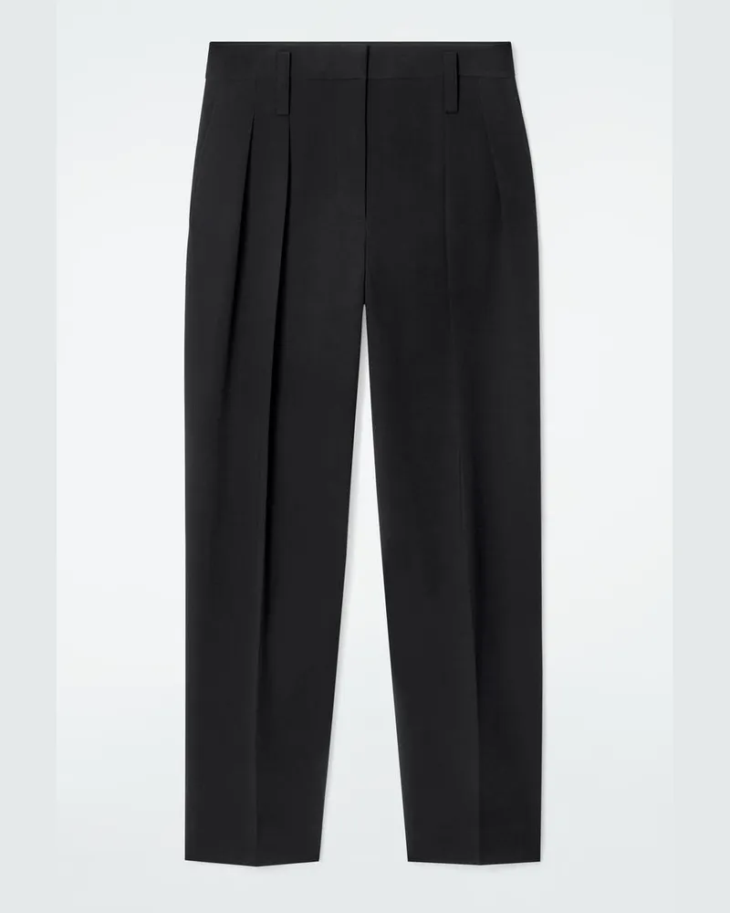 COS Fliessende, Elegante Hose Mit Geradem Bein Schwarz