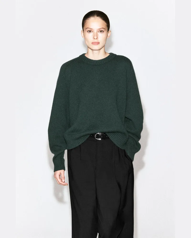 COS Kaschmirpullover Mit Rundhalsausschnitt Grün