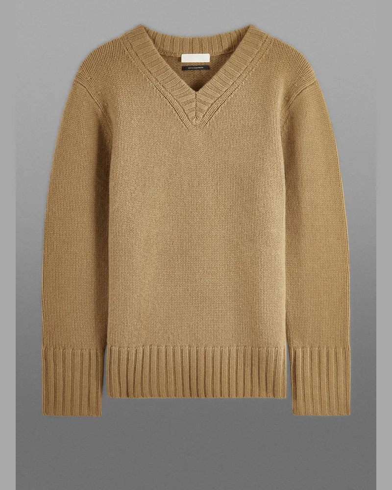 COS Der Pullover Aus Recyceltem Kaschmir Beige