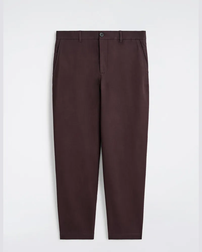 COS Chinohose Aus Baumwolle Mit Geradem Bein Rot