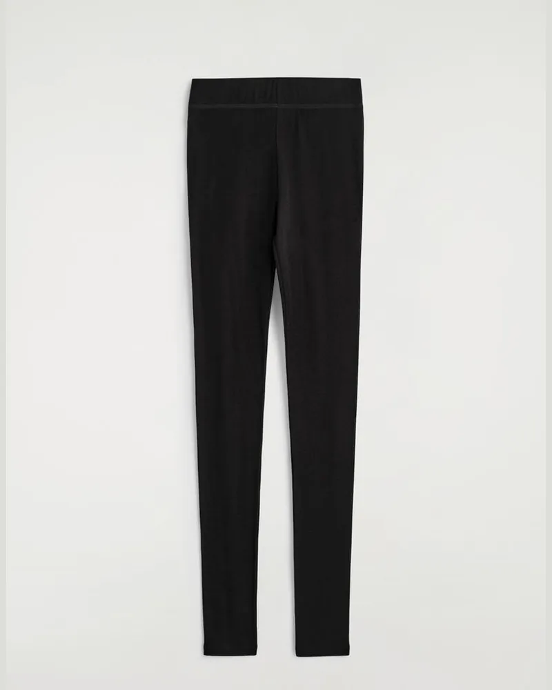 COS Leggings Aus Merinowolle Schwarz