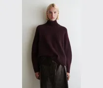 Kaschmirpullover Mit Stehkragen