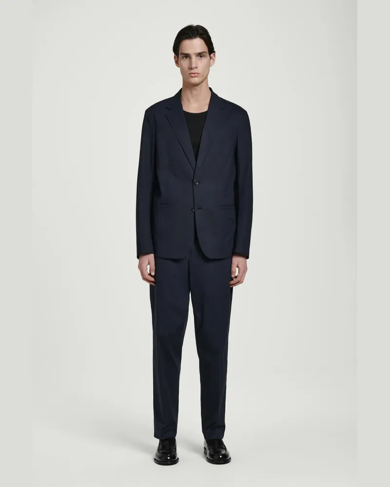 COS Hose Aus Baumwolle Mit Geradem Bein Blau