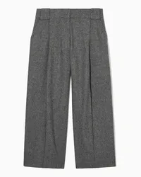 COS Elegante Culottes Aus Wollflanell Weiss