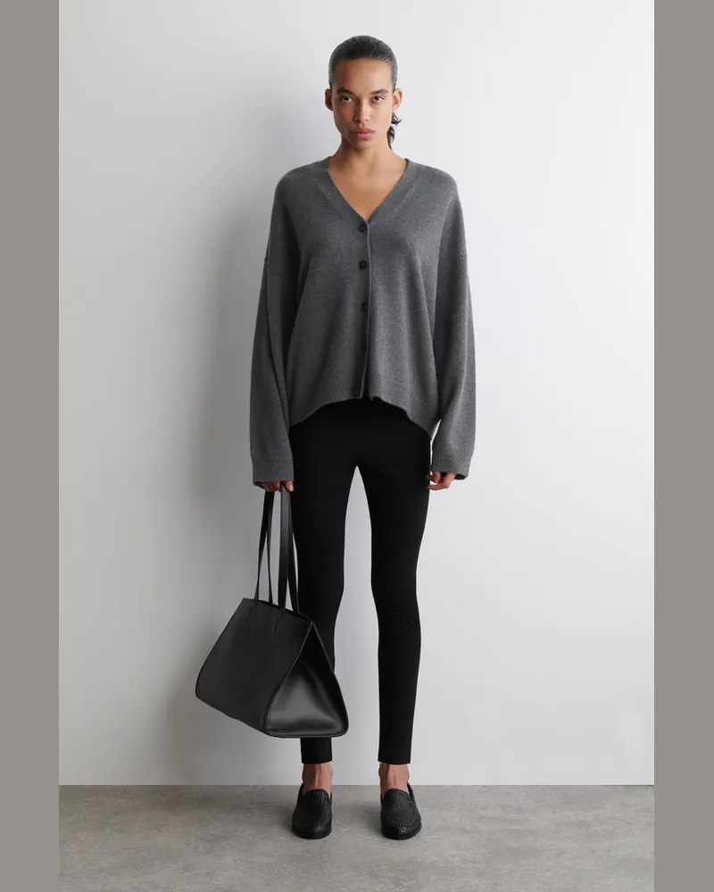 COS Leggings Mit Reissverschluss Am Bein Schwarz