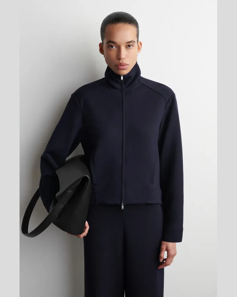 COS Trainingsjacke Aus Scuba Blau