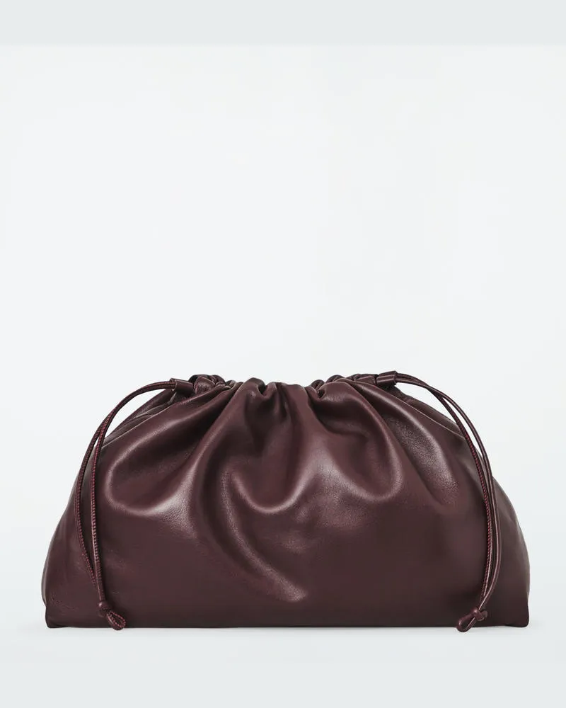 COS Cavatelli Clutch - Leder Rot