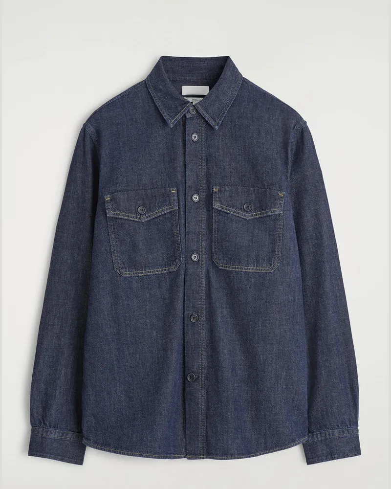 COS Jeanshemd Blau