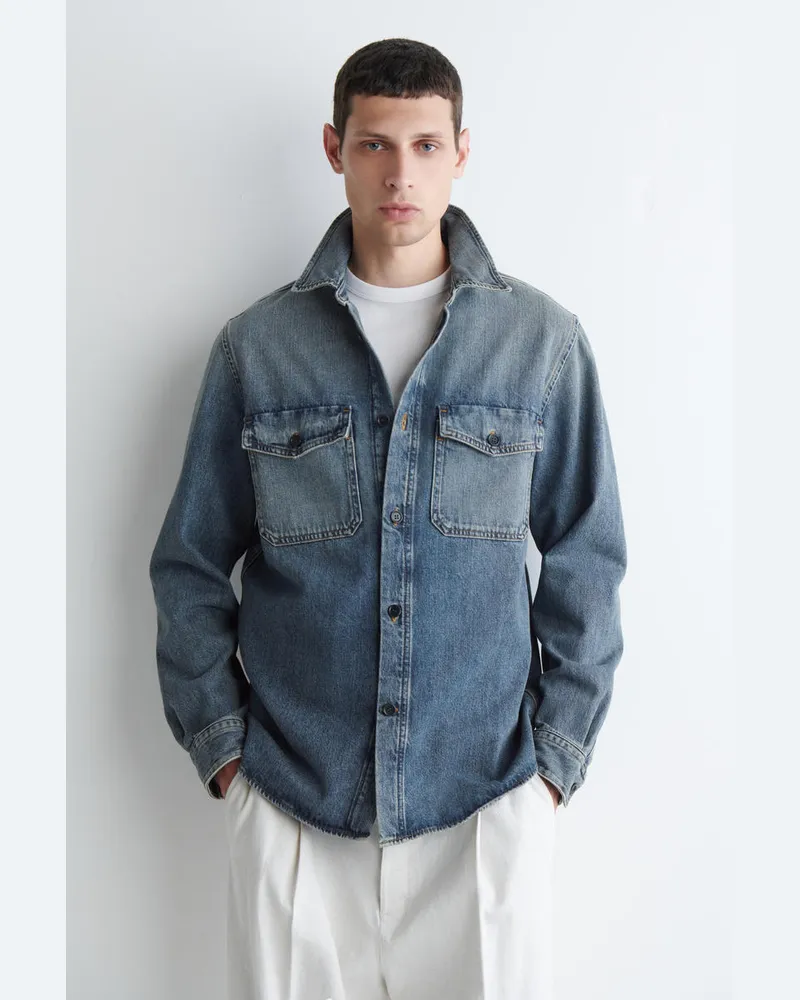 COS Jeanshemd Blau