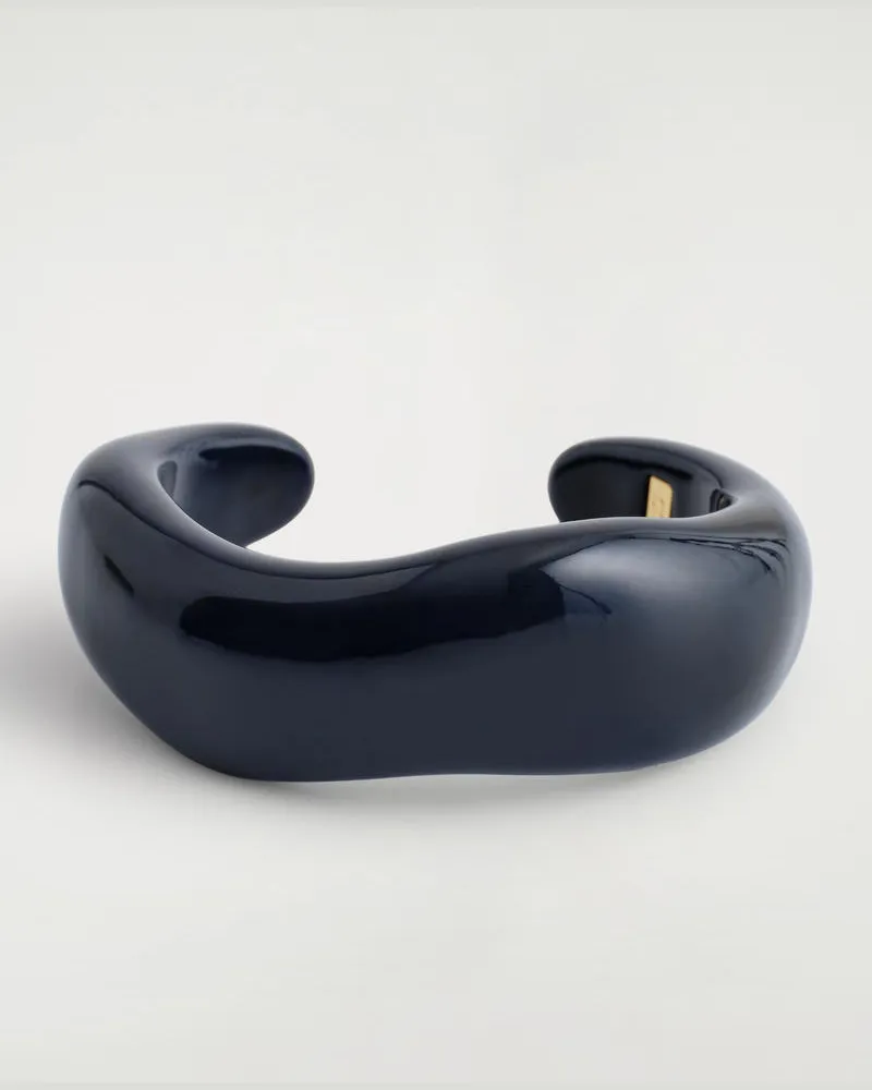 COS Markante, Abgerundete Armspange Blau