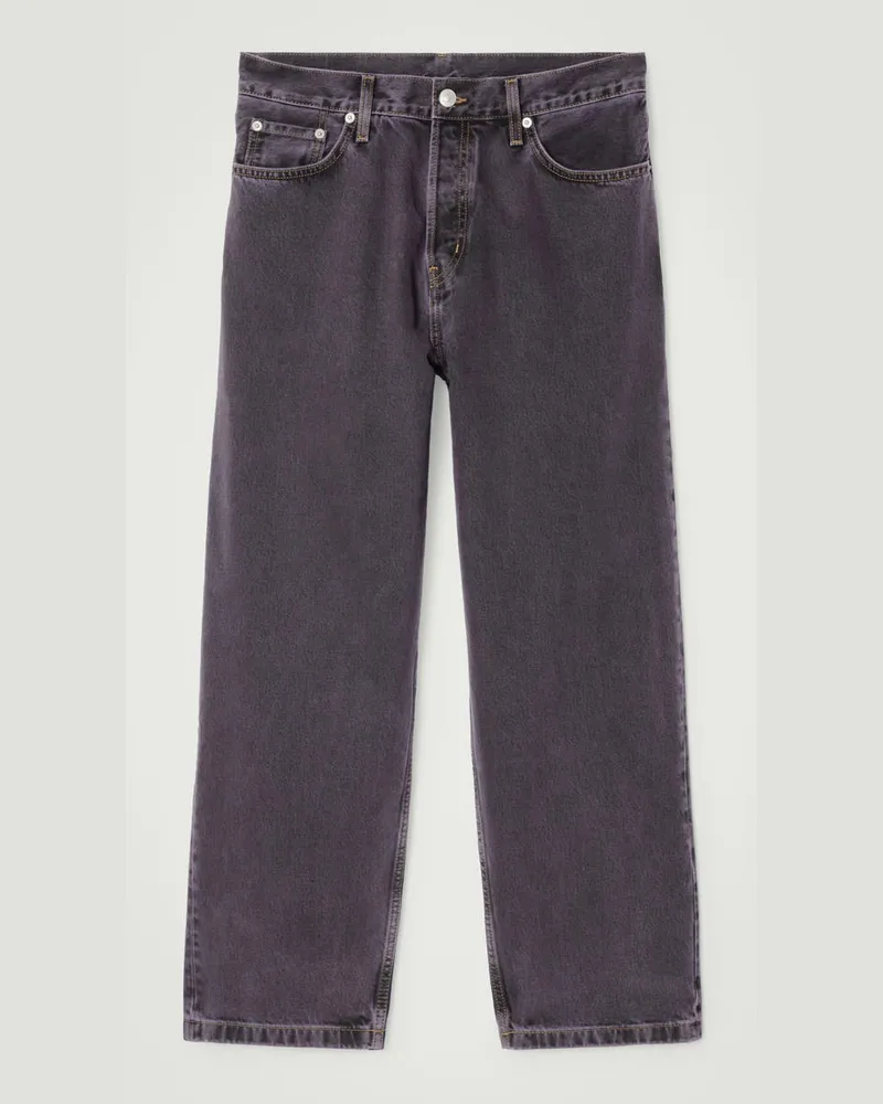 COS Dome Jeans Mit Geradem Bein Lila