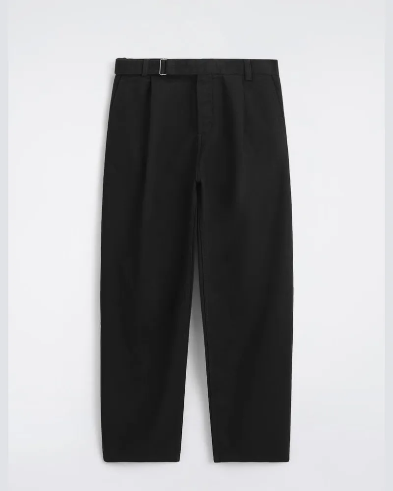 COS Lockere Hose Aus Denim Mit Barrel-Bein Schwarz