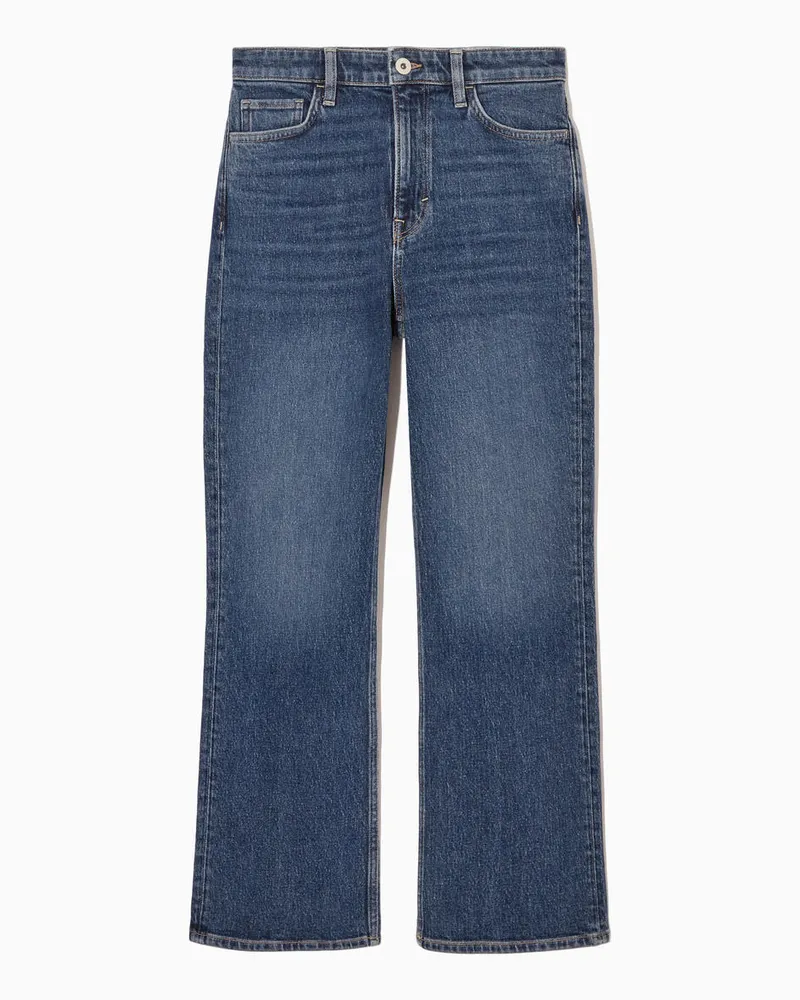 COS Leicht Ausgestellte, Knöchellange Jeans Blau
