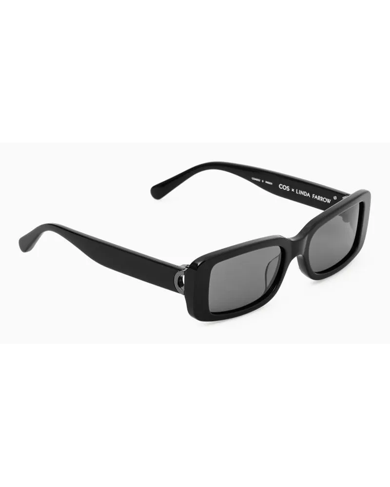 Cos Blade Sonnenbrille - Rechteckig Schwarz