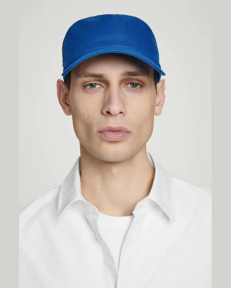 COS Basecap Aus Leinen Blau